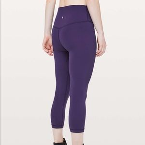 NWT Lululemon Align Crop 21 Purple